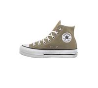 Chaussures Femme Converse Chuck Taylor All Star Lift - Marron - Lacets - Textile 36