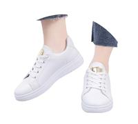 Chaussures Femme, Décontractées pour Femmes, Baskets Tendance À Lacets, Antidérapantes, Semelles Plates, Confortables, Légères Et Respirantes, Tissu Doux pour La Peau
