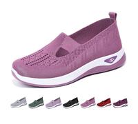 Chaussures Femme Ete Confortable Pas Cher Soldes Baskets Basses Plate Running Jogging Sport Respirant Mesh Chaussette Fille Tennis Sneakers