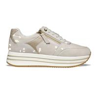 Chaussures Femme - GEOX Kency - Cuir - Lacets - Beige 41