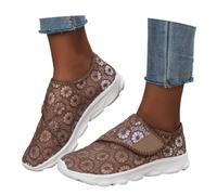 Chaussures Femme Grandes Pointures Dentelle sans Lacets Casual | Chaussures pratiques à enfiler avec coupe confortable adaptées aux pieds larges et journées actives