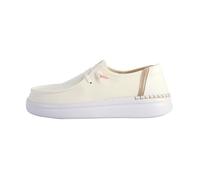 Chaussures Femme - Hey Dude Wendy Rise W - Blanc - Tige Textile - Lacets élastiques 40