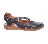 Chaussures Femme JOSEF SEIBEL 7951395100 en Cuir Noir avec Boucle de Serrage - Talon Plat 2cm 37