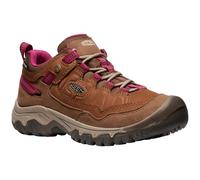 KEEN Targhee 4 Chaussures de randonnée imperméables et durables pour femme, Bison/Beaujolais, 37.5 EU