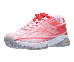 Chaussures Femme Lotto Mirage 300 III Pink Cherry / Wh / Rd - TERRE BATTUE