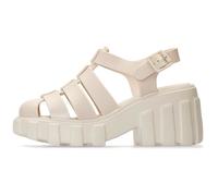 Chaussures Femme MELISSA Megan Creme - Hauteur de talon 5 cm - Lacets 38