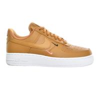 Chaussures Femme Nike Air Force 1 07 Essential en Cuir Jaune à Lacets 36,5