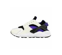 Nike Air Huarache Chaussures Basses pour Homme, Blanc, Noir, Violet 105, 36 EU