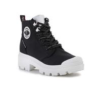 Chaussures Femme Palladium Pallabase Metro Noir - Tige Moyenne - Lacets - Talon Plat 39,5