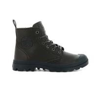 Chaussures femme - PALLADIUM - Pampa Hi - Cuir - Marron - Haute 36