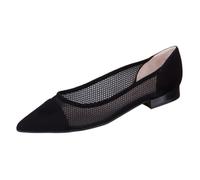 Chaussures Femme Peter Kaiser Alinga Noir - Cuir - Lacets - Talon Carré 6 UK