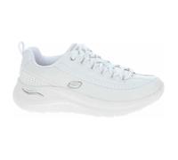 Skechers Chaussures femme Arch Fit 2.0 Star Bound Cuir blanc Bordure argentée Taille 37 EU