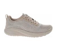 Chaussures Femme SKECHERS Bobs Squad Chaos Sparkle Divine Creme - Textile - Lacets - Plat 35
