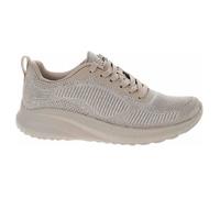 Chaussures Femme SKECHERS Bobs Squad Chaos Sparkle Divine Creme - Textile - Lacets - Plat 38