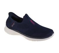 Chaussures Femme SKECHERS GO Walk 6 Fabulous View en Canvas Noir