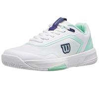 Chaussures Femme Wilson Court Glide White/Bay/Blue - TOUTES SURFACES
