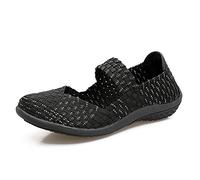 Chaussures Femmes à la Main élastique tissé Slip sur Les Chaussures de Marche Respirant Léger de la Chaussures de Sport