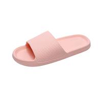 Chaussures Femmes Bottes Talon Noir Mode Couples Femmes Salle de Douche Maison Antidérapant Respirant Semelle Souple Chaussures Pantoufles Confortables Chaussures Plates O Chaussures Femme, rouge, 41