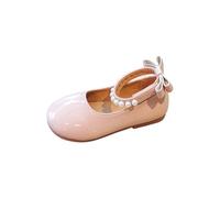 Chaussures Fille- Chaussures Ete Filles éLégantes Ornées d'un NœUd Classique Et d'une Perle Parfaites pour Une Tenue Habillée Au Quotidien Plates Et Stylées Base