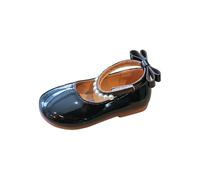 Chaussures Fille- Chaussures Ete Filles éLégantes Ornées d'un NœUd Classique Et d'une Perle Parfaites pour Une Tenue Habillée Au Quotidien Plates Et Stylées Base