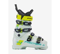 Chaussures Fischer RC4 95 MV blanc glace jaune fluo femme - 24.5