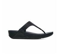Fitflop Femme Lulu Shimmerlux Toe Post Sandals Glissante, Noir, 41 EU