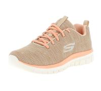 Chaussures fitness pour femme - Skechers Graceful chine fitness - Beige - Semelle à mémoire de forme 38,5