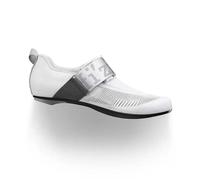 Fizik Chaussures de vélo de route Hydra Aeroweave Carbon Blanc/Argent Taille 45