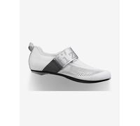 Chaussures de triathlon fizik hydra aeroweave carbon blanc argent