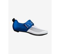 Chaussures de triathlon fizik hydra blanc bleu
