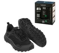 Chaussures Fortux GTX Tactical Black + Care Set pour le nettoyage des chaussures Lowa - Ensemble 44,5