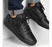 CHAUSSURES - FORUM - LOW - NOIR - Homme - Lacets - Plat 44