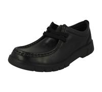 Chaussures Garçon Clarks Smart Mocassin Détaillé École Chaussures Branche Bas