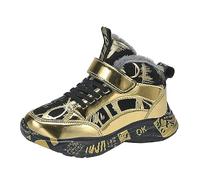 Chaussures Garçon Fille Premières Chaussures De Marche Antidérapant,Sandale Enfant Chaussures Bebe Basket Fille 33 Vêtements pour Bébé Chausson Noel Enfant Boots Fourrees(Or,39)