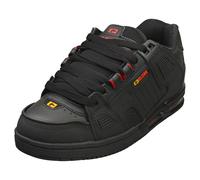 Chaussures Globe Sabre Pour Hommes - Baskets De Skate En Cuir Et Synthétique, Noir Et Rouge - 42