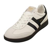 Chaussures Gola Cyclone Pour Hommes - Baskets En Cuir Blanc Et Noir - 42