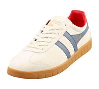 Chaussures Gola Hurricane Pour Hommes - Baskets En Suede Off White, Rouge Et Noir - 43