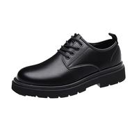 Chaussures Habillées Décontractées Respirantes for Hommes avec Semelle Intérieure en Cuir Rehaussante, Chaussures d'affaires Et De Mariage for Hommes(43 EU)