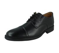 Chaussures Habillées Homme Clarks Whiddon Lacets Cuir Noir/Dark Tan
