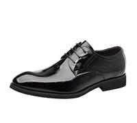 Chaussures habillées Oxford for Hommes en Cuir Espagnol Classique Affaires fête Mariage antidérapant décontracté Vintage à Lacets extérieur Respirant(39 EU)