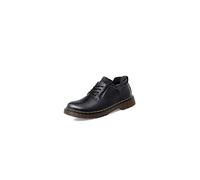 Chaussures habillées pour Hommes Chaussures pour Hommes en Cuir Chaussures décontractées Robes de Mode Chaussures Plates Chaussures pour Hommes Chaussures Oxford (Noir, 7,5)