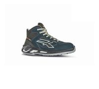 Upower - Chaussures de sécurité Hautes avec Renfort Anti-Shock Blaster - Usage général - ESD S1P SRC 42 - Bleu Foncé