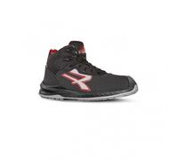 Chaussures hautes de sécurité STOCCOLMA S3 CI SRC ESD - noir et rouge - taille 46 UPOWER