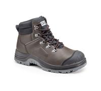 Coverguard Chaussures De Sécurité S3 Flint Haute Croute De Cuir Marron