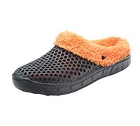Chaussures hautes noires pour homme et femme - Pour l'hiver - Chaudes - Antidérapantes - Pour chambre à coucher - Argentées - Paillettes, gris, 39 EU