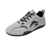 Chaussures hautes pour hommes Automne Versatile Casual Sports Shoes Hommes Anti-Hauteur Améliorer Jeunes Basketball Papa Mode Chaussures d'été Baskets Hautes Hommes, gris, 40 EU