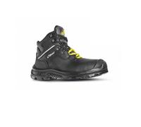 Upower Mixte Thanos ESD S3 UK CI SRC Chaussure Bateau, Noir, 41 EU