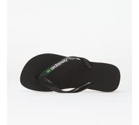 Havaianas – Tongs Brasil Logo – Confortables et antidérapantes – Taille M Homme 43-44 Noir