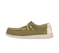 HEYDUDE Mocassins Wally Coastline Vert Textile Homme 41