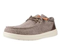 Chaussures HEY DUDE WALLY GRIP WOOL - Marron - Homme - Textile 40